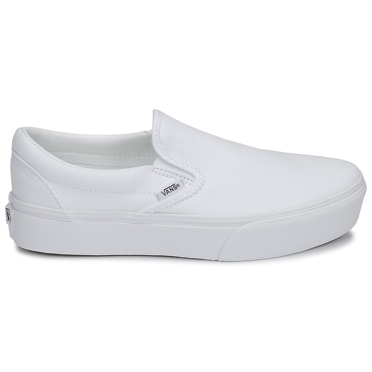 Scarpe Donna Vans Classic Slip-On Platform Bianco