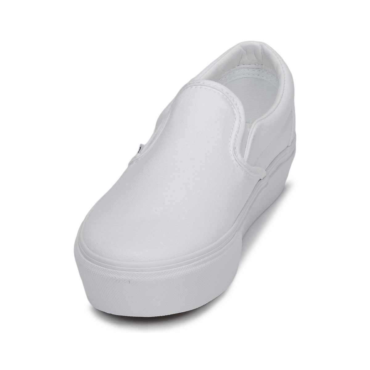 Scarpe Donna Vans Classic Slip-On Platform Bianco