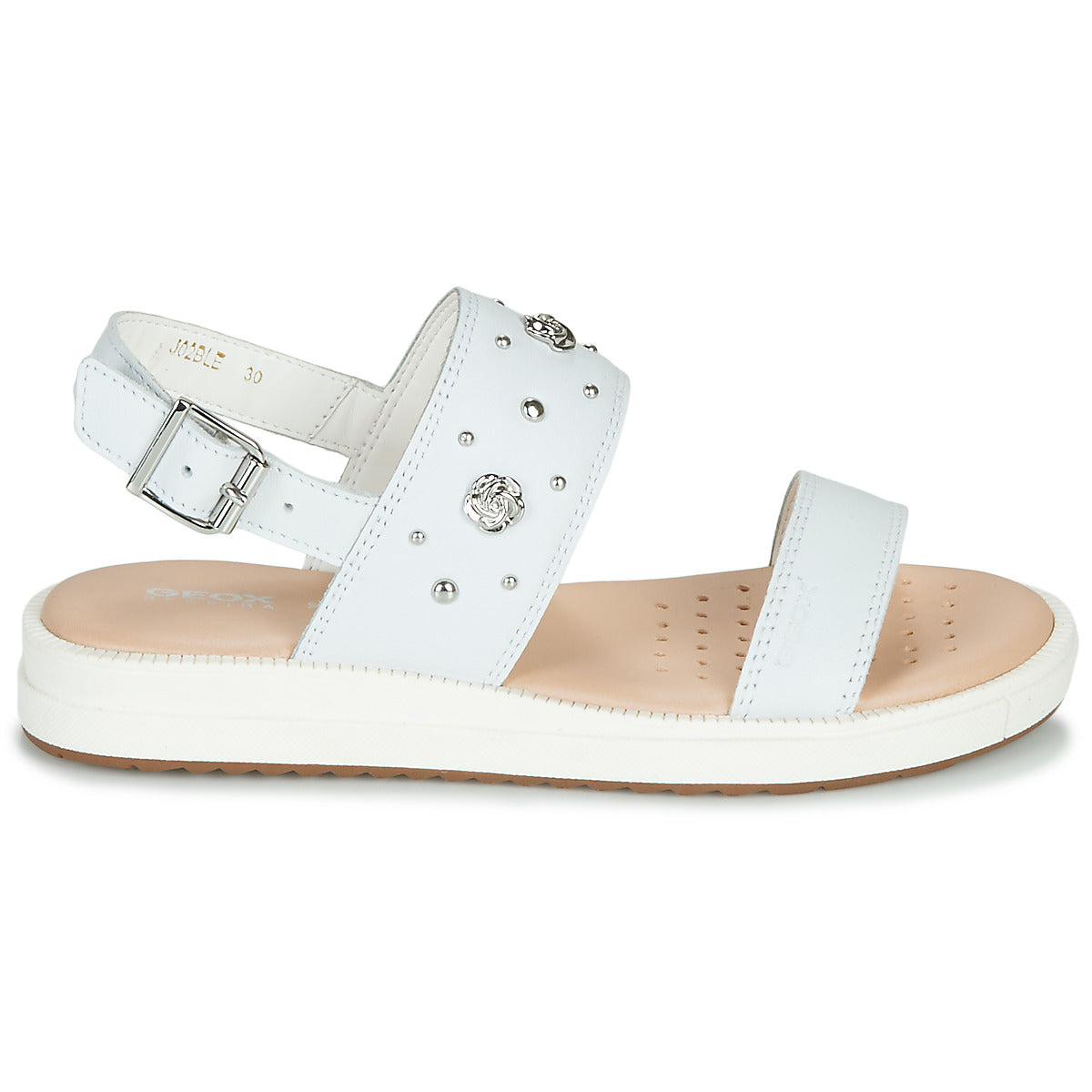 Sandali bambini ragazza Geox J SANDAL REBECCA GIR Bianco