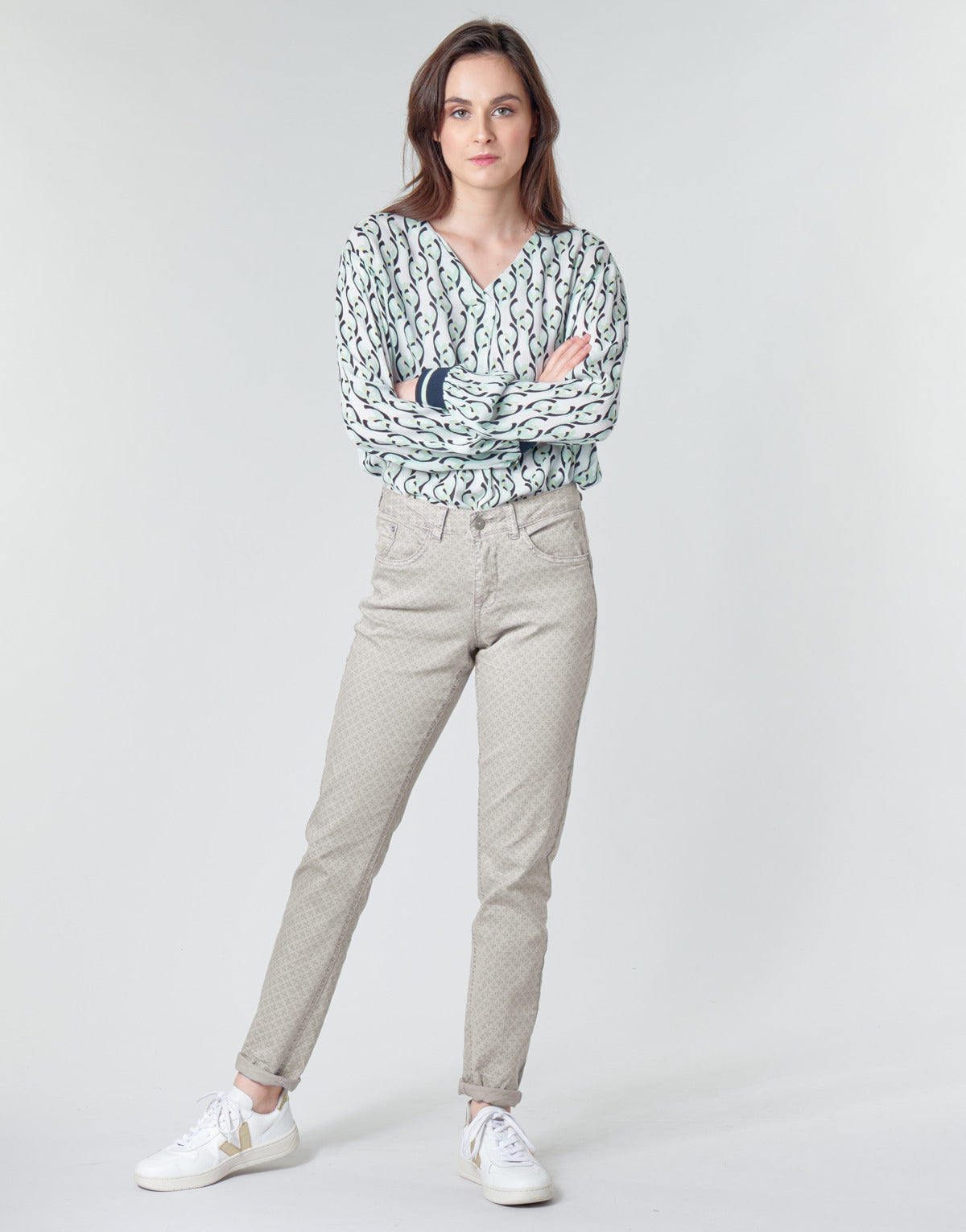 Pantalone Donna Cream ANNIE Grigio