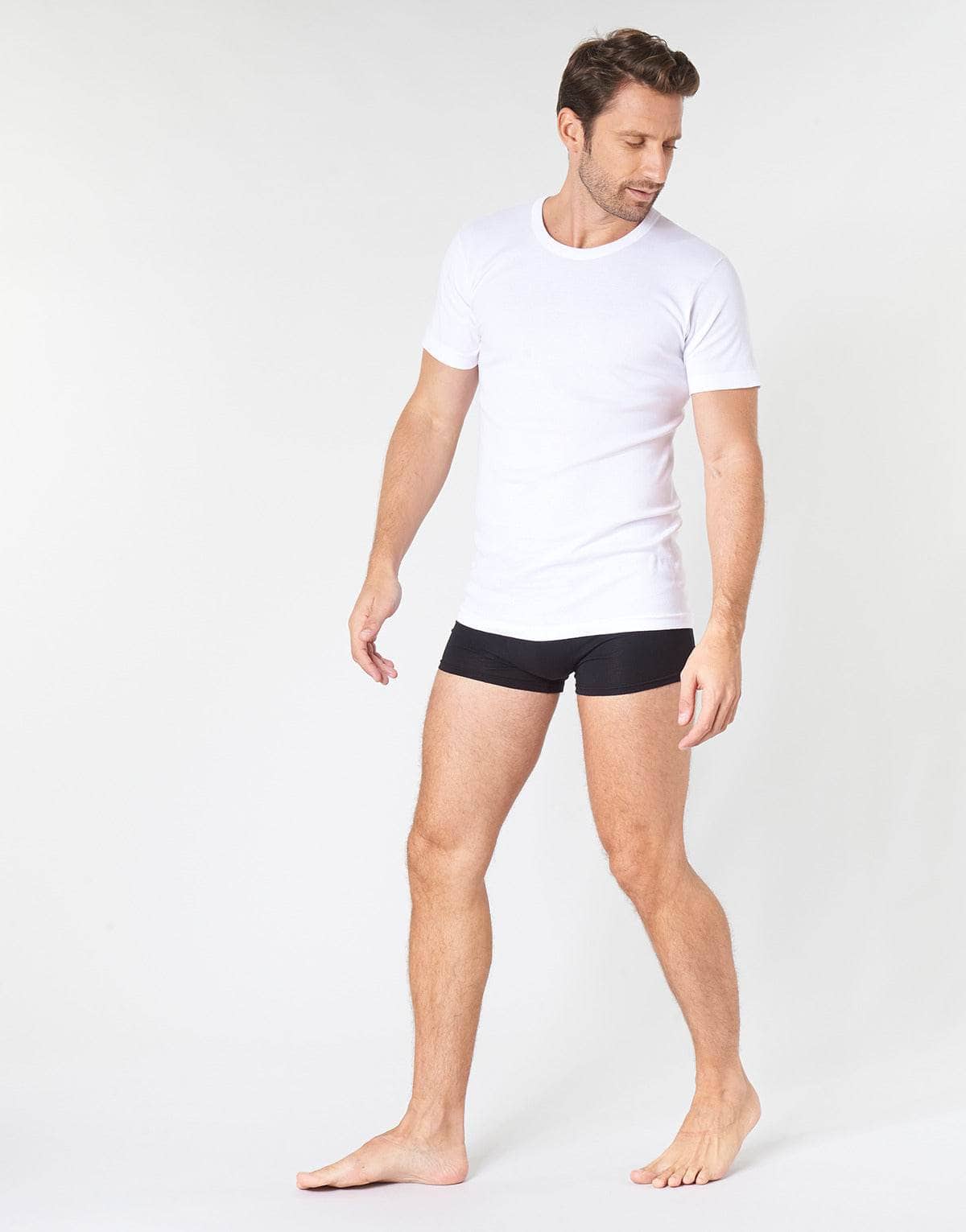 T-shirt Uomo Athena T SHIRT COL ROND Bianco