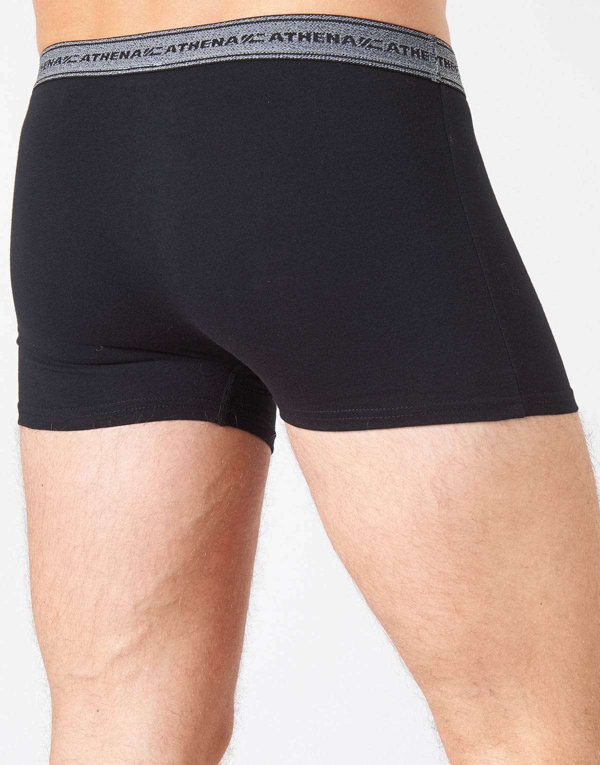 Boxer Uomo Athena BASIC COTON Nero