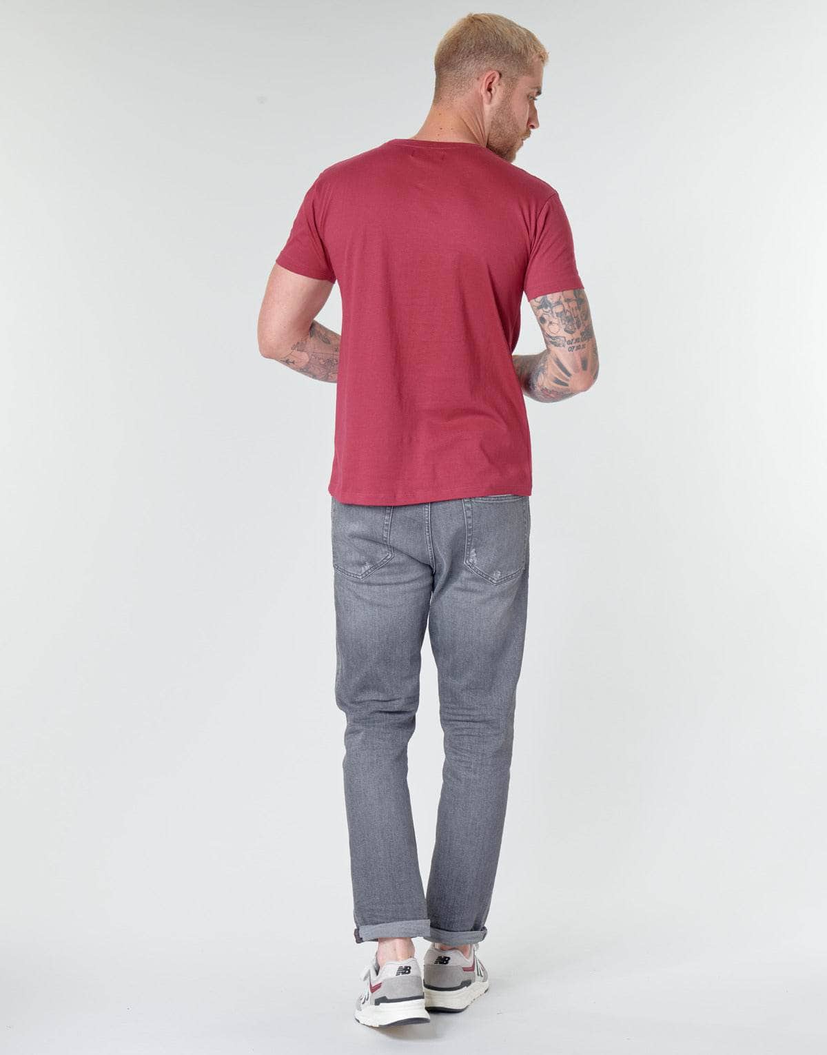 T-shirt Uomo BOTD MATILDO Bordeaux
