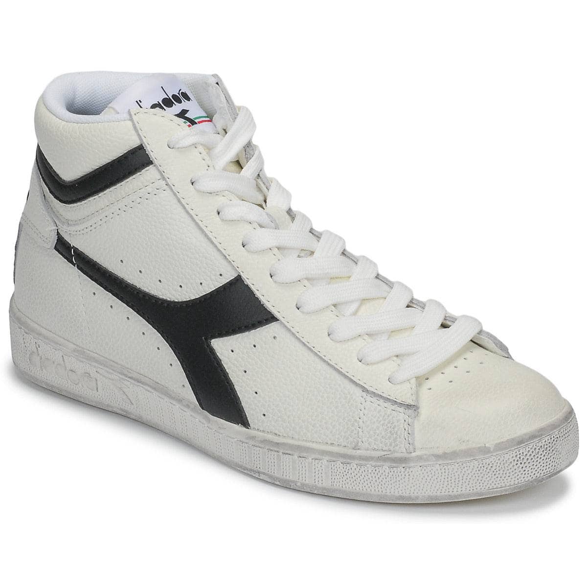 Sneakers alte Uomo Diadora GAME L HIGH WAXED Bianco
