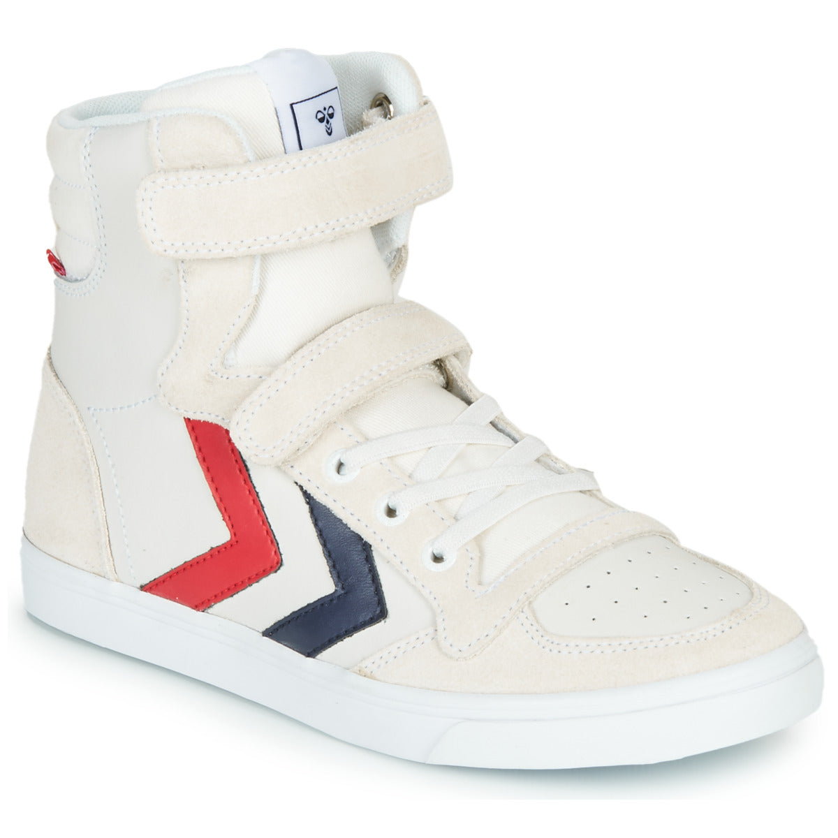 Scarpe bambini ragazza hummel SLIMMER STADIL LEATHER HIGH JR Bianco
