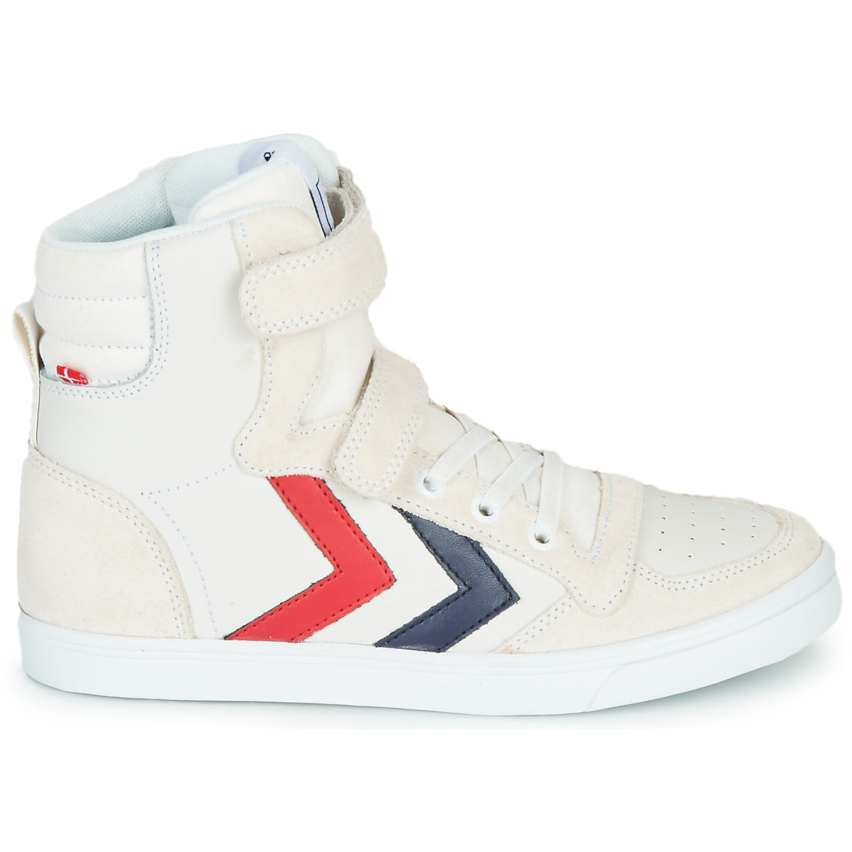Scarpe bambini ragazza hummel SLIMMER STADIL LEATHER HIGH JR Bianco