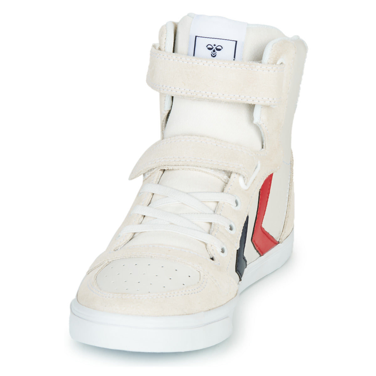 Scarpe bambini ragazza hummel SLIMMER STADIL LEATHER HIGH JR Bianco