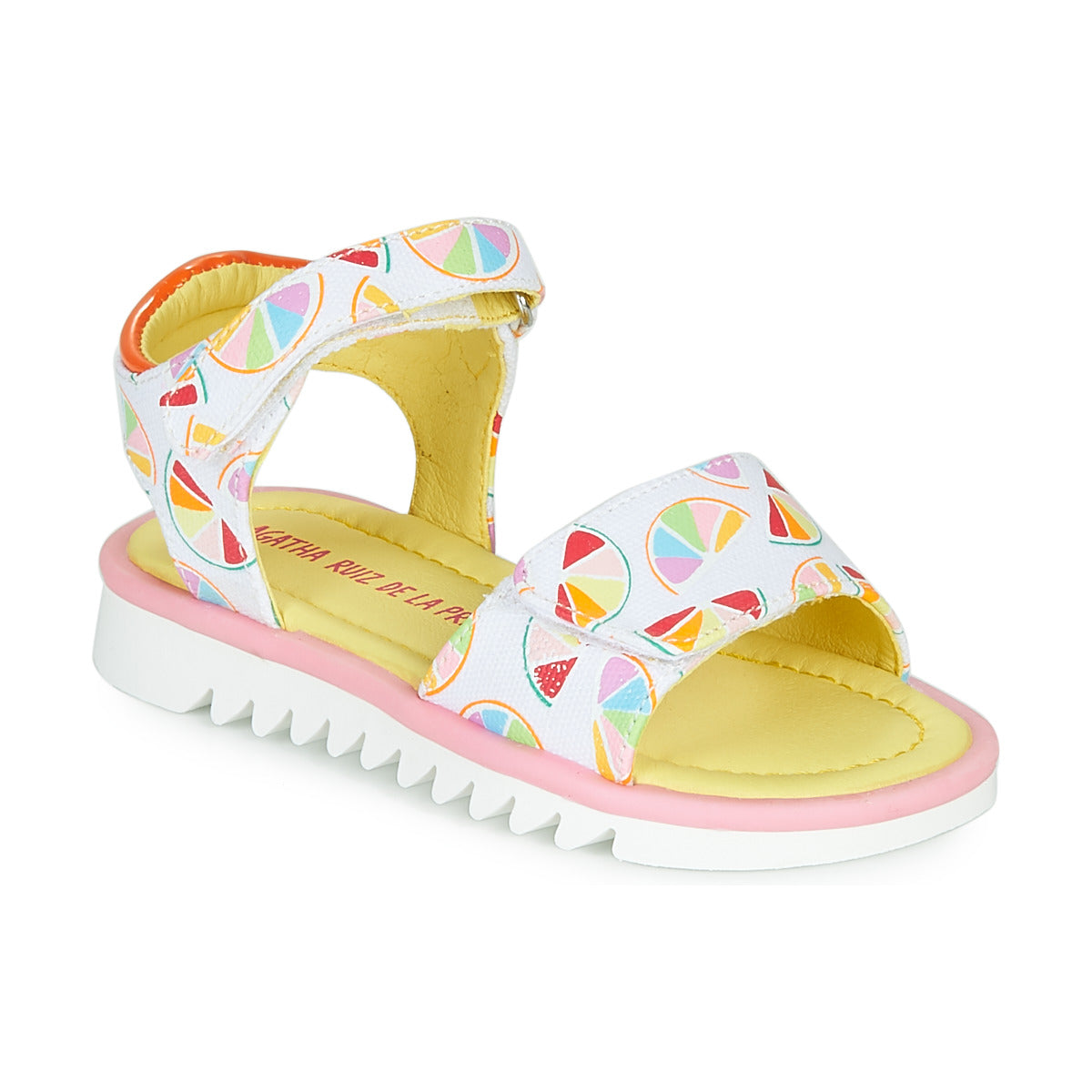 Sandali bambini ragazza Agatha Ruiz de la Prada SMILES Bianco