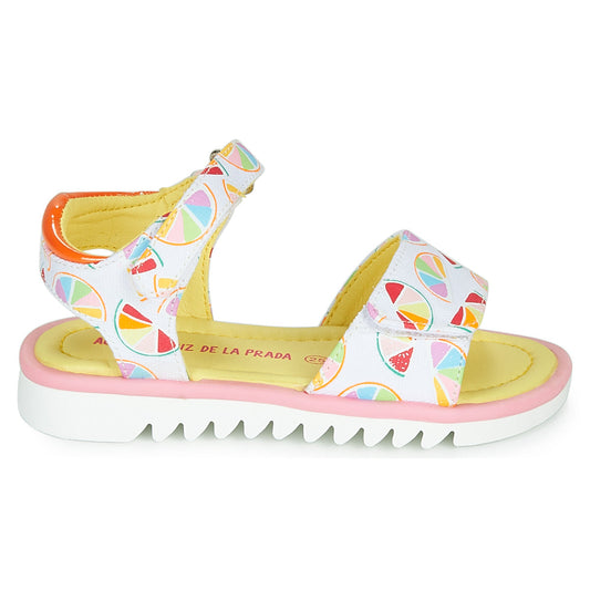 Sandali bambini ragazza Agatha Ruiz de la Prada SMILES Bianco