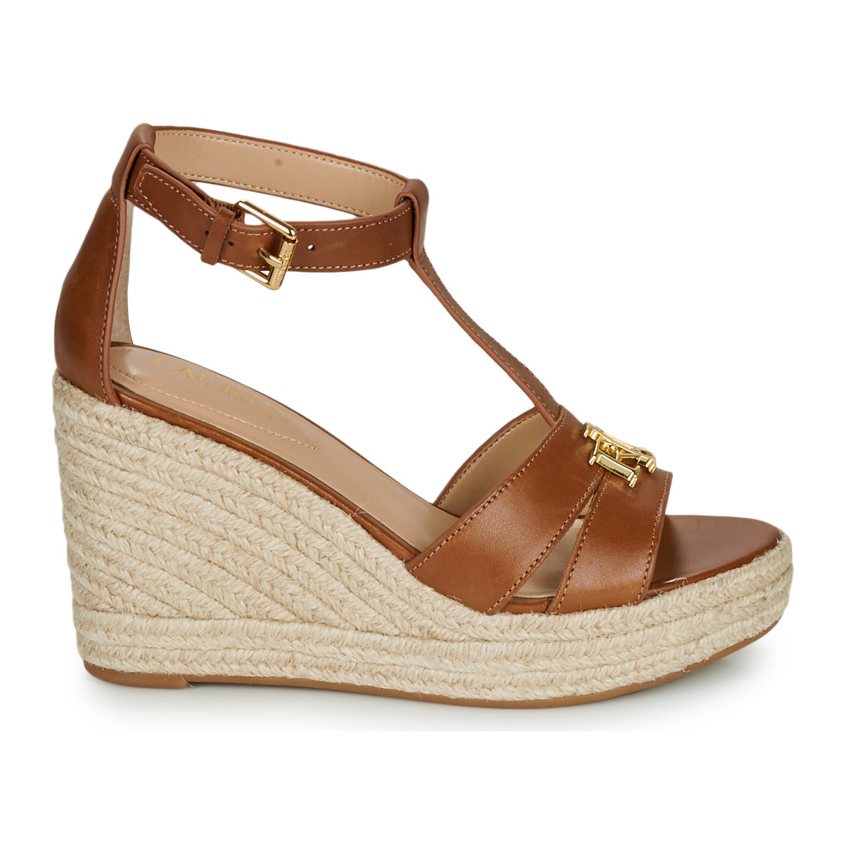 Sandali Donna Lauren Ralph Lauren HALE ESPADRILLES CASUAL Marrone