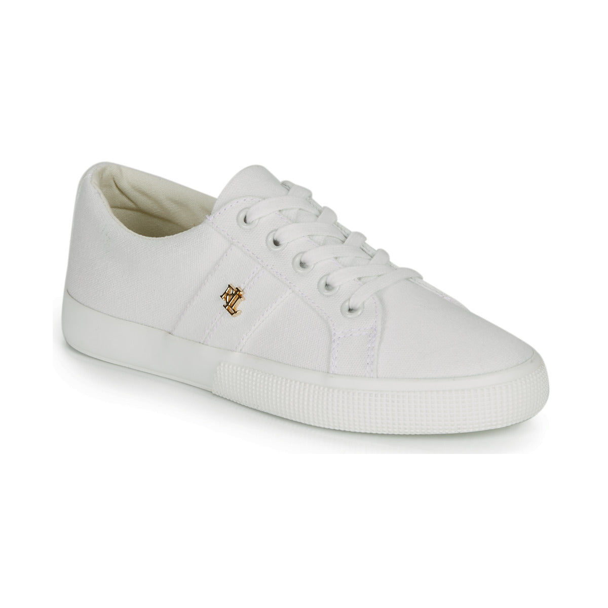 Sneakers basse Donna Lauren Ralph Lauren JANSON II Bianco