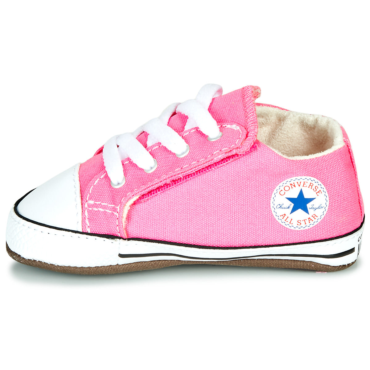 Scarpe bambini ragazza Converse CHUCK TAYLOR FIRST STAR CANVAS HI Rosa