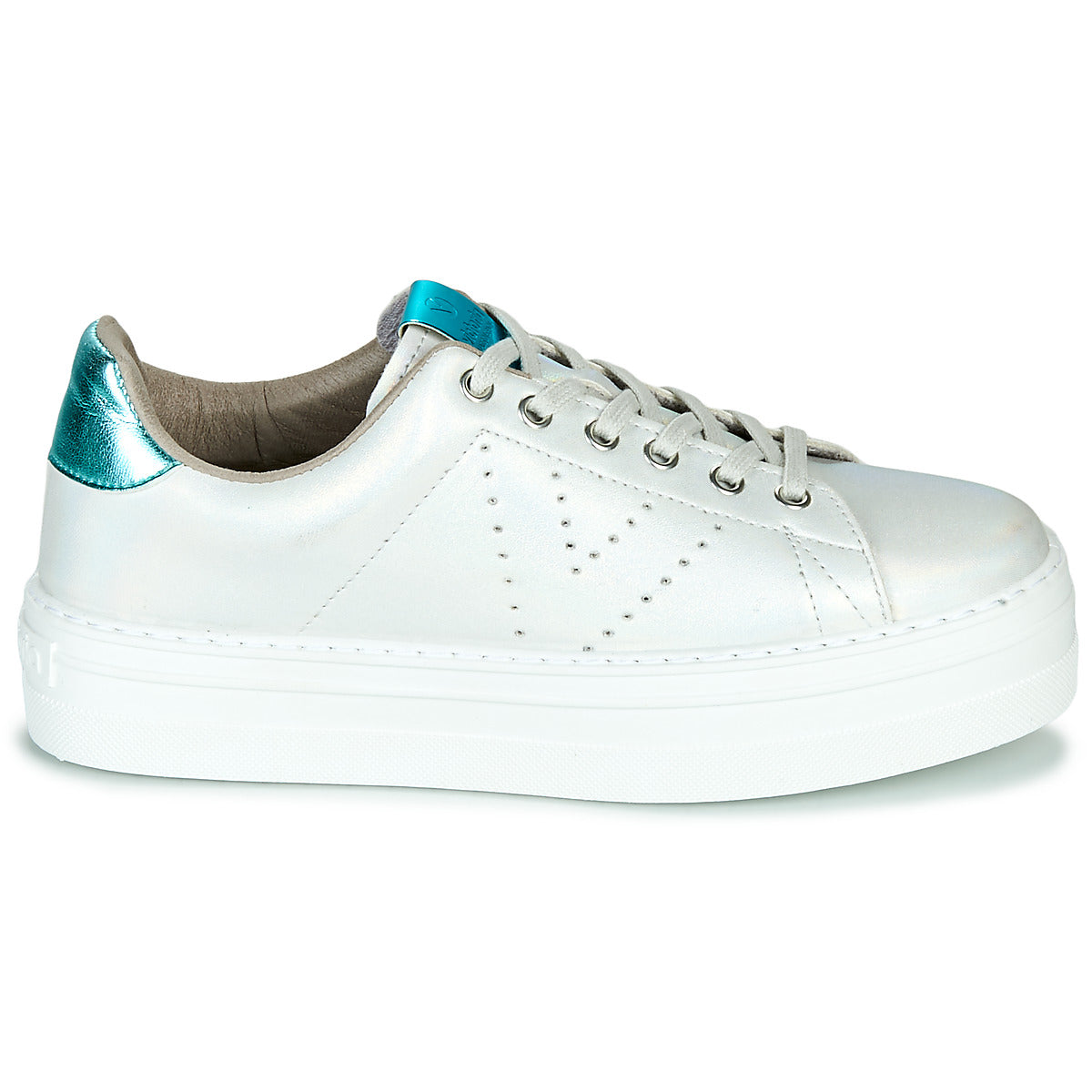 Sneakers basse Donna Victoria BARCELONA METAL Bianco