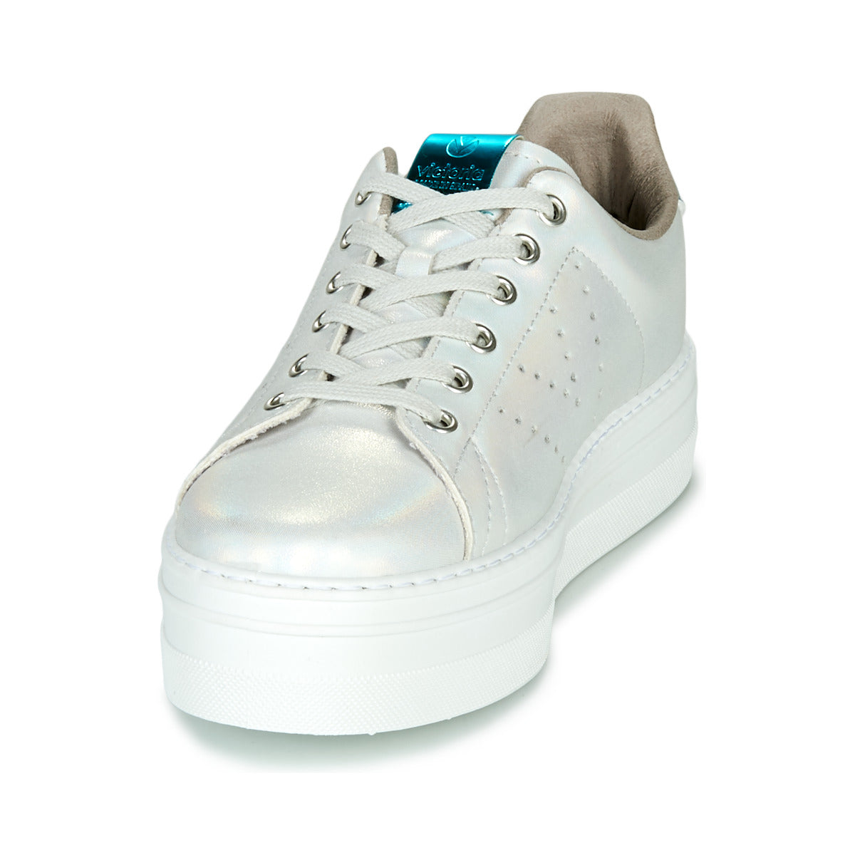 Sneakers basse Donna Victoria BARCELONA METAL Bianco