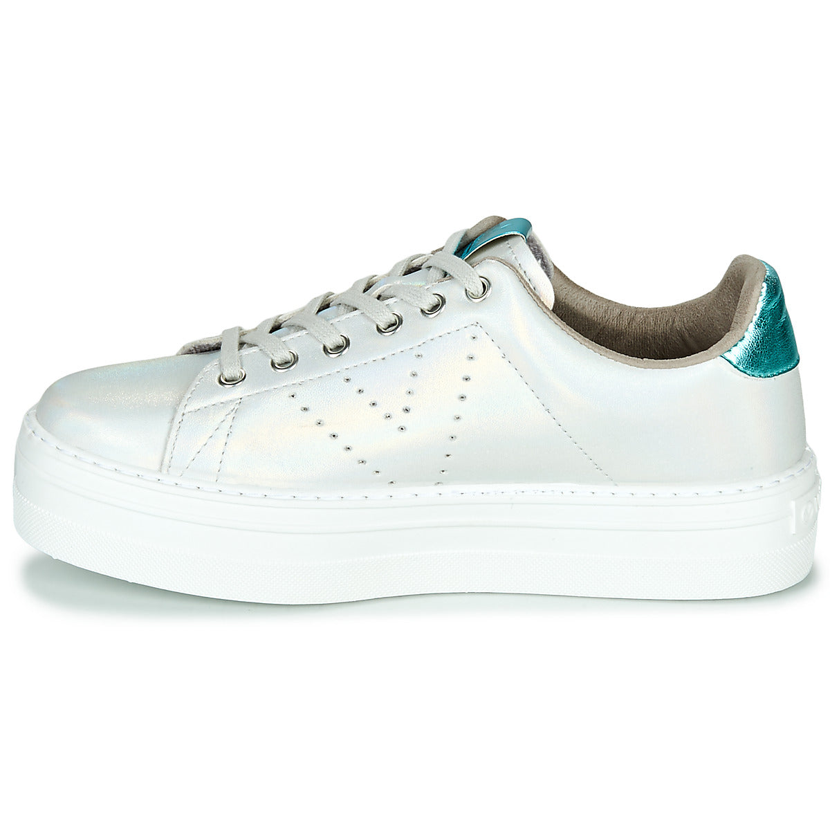 Sneakers basse Donna Victoria BARCELONA METAL Bianco