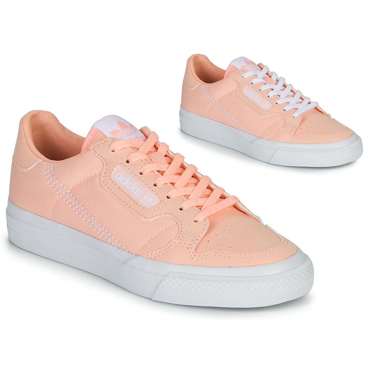 Scarpe bambini ragazza adidas CONTINENTAL VULC J Rosa