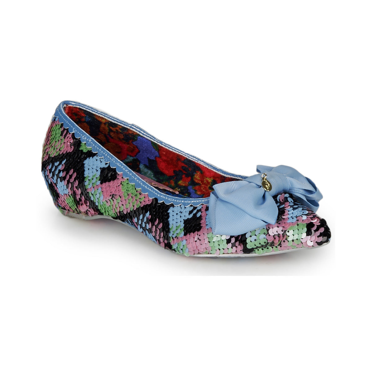 Ballerine Donna Irregular Choice MINT SLICE Blu