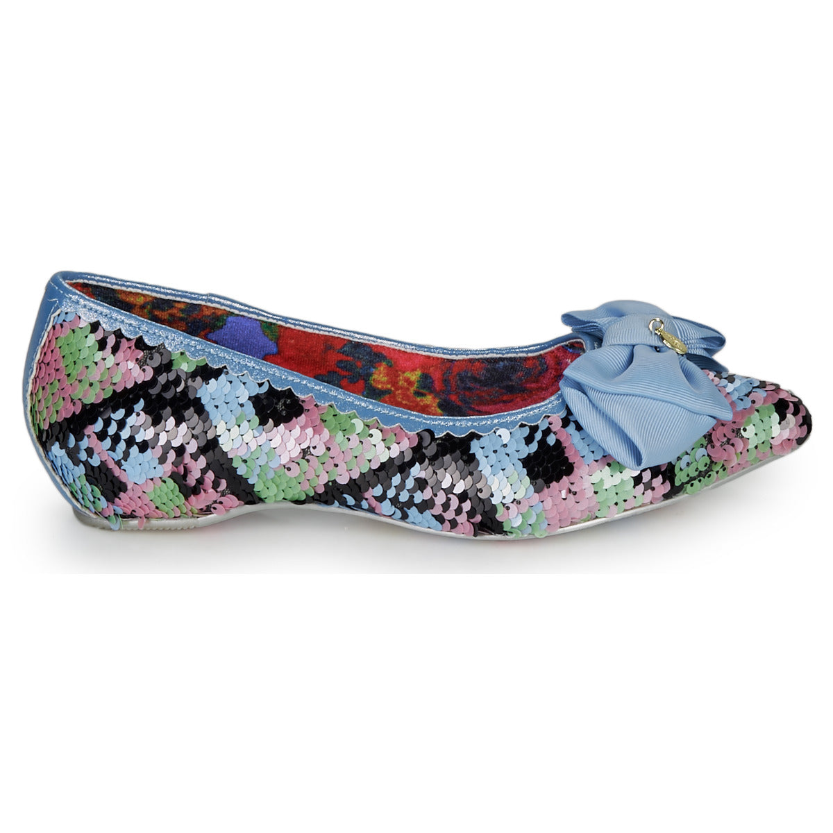 Ballerine Donna Irregular Choice MINT SLICE Blu