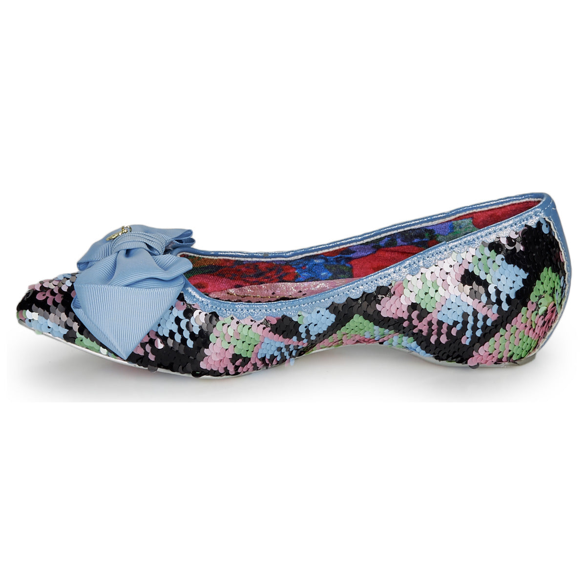 Ballerine Donna Irregular Choice MINT SLICE Blu