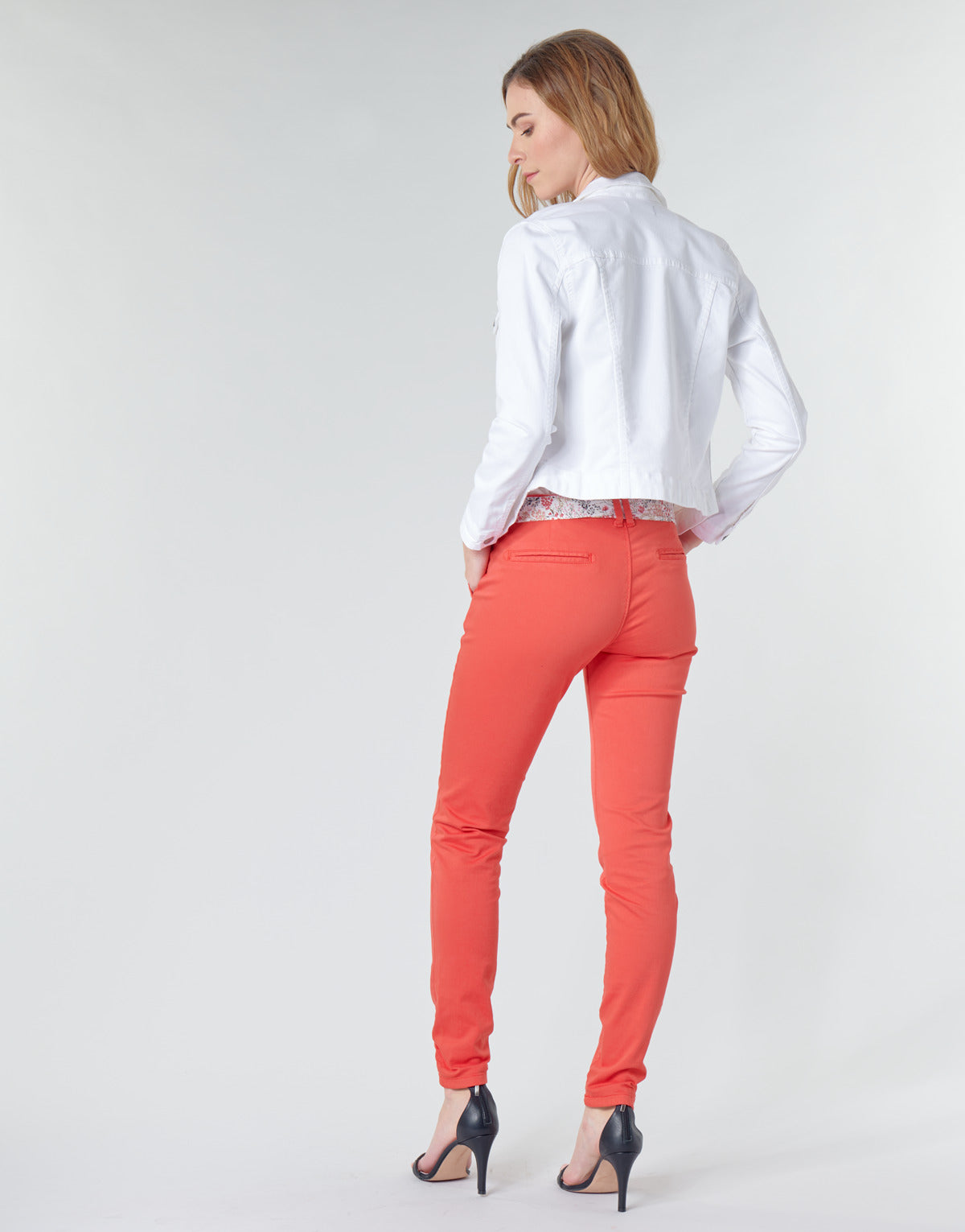 Giacca in jeans Donna Le Temps des Cerises LILLY Bianco