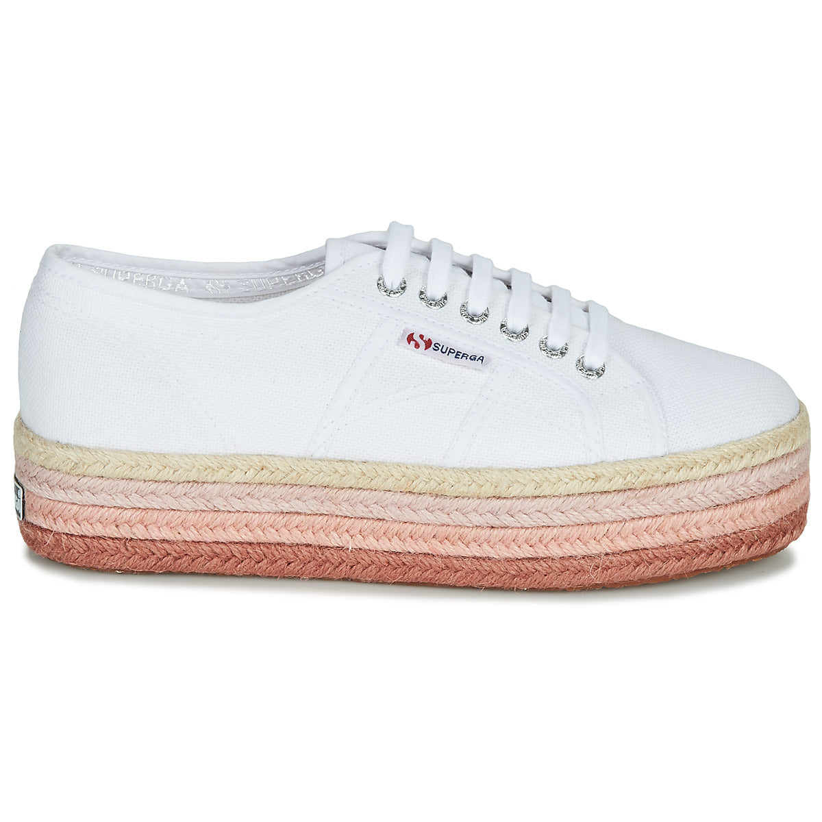 Sneakers basse Donna Superga 2790-COTCOLOROPEW Bianco