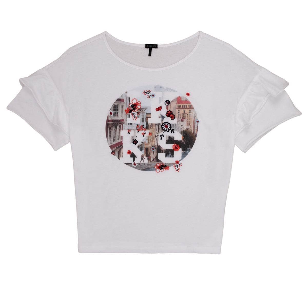 T-shirt ragazza Ikks DIBILIOU Bianco