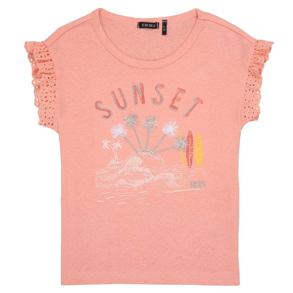 T-shirt ragazza Ikks POLIAK Rosa