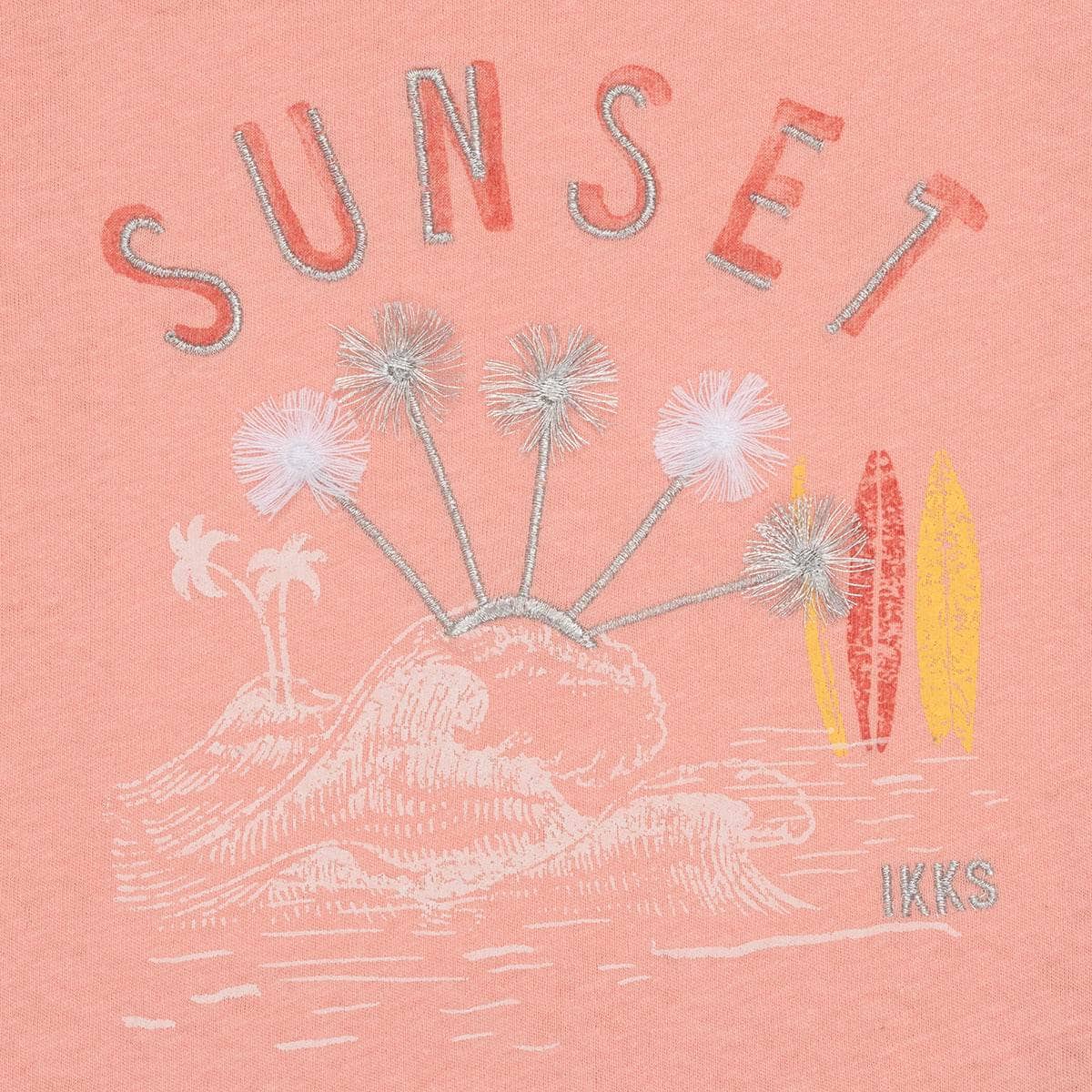 T-shirt ragazza Ikks POLIAK Rosa