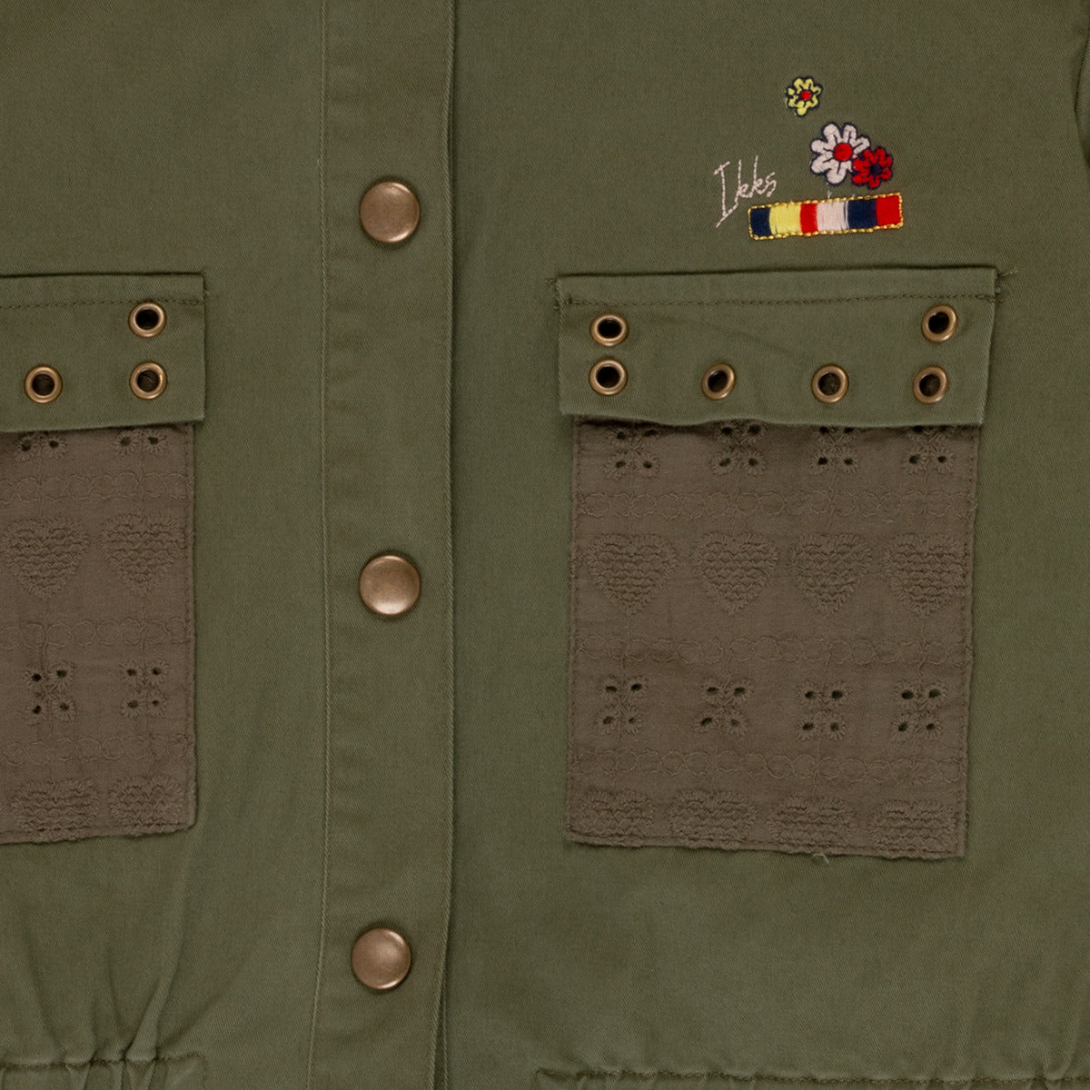 Giacca ragazza Ikks BENKESSI Kaki