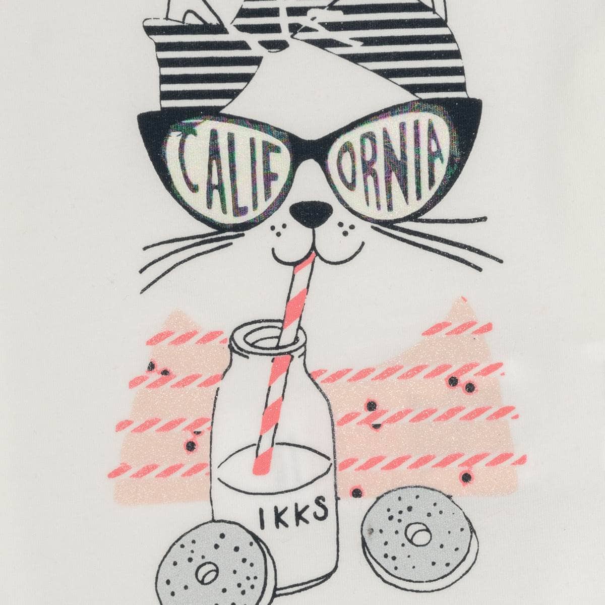 T-shirt ragazza Ikks MEOLIA Bianco