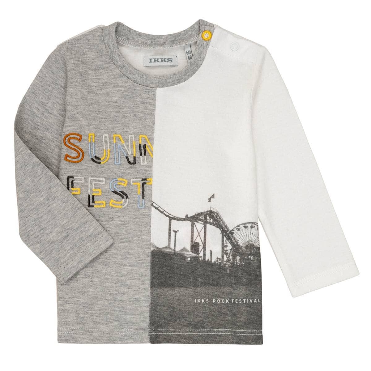 T-shirts a maniche lunghe ragazzo Ikks MAELINO Multicolore