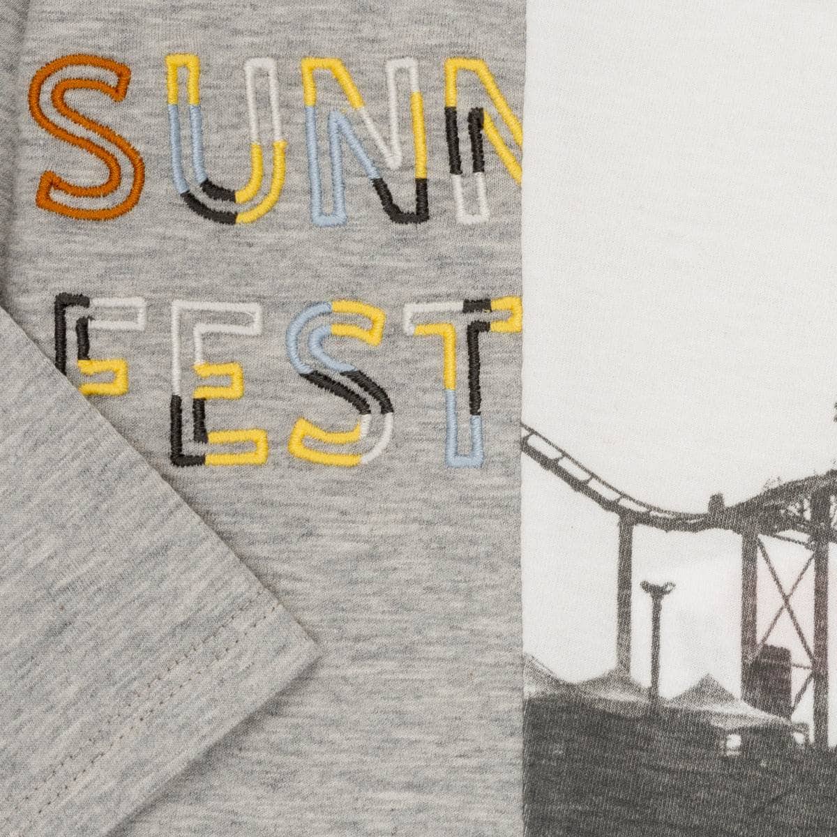 T-shirts a maniche lunghe ragazzo Ikks MAELINO Multicolore