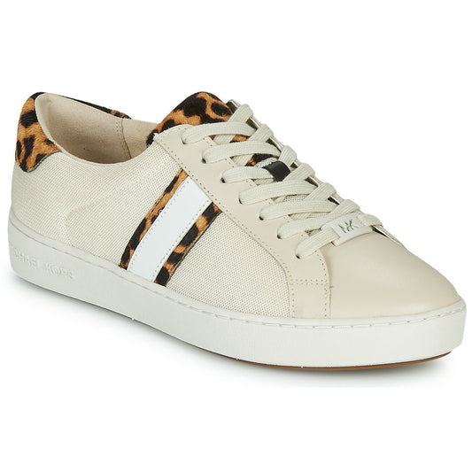 Sneakers basse Donna MICHAEL Michael Kors IRVING STRIPE LACE UP Bianco