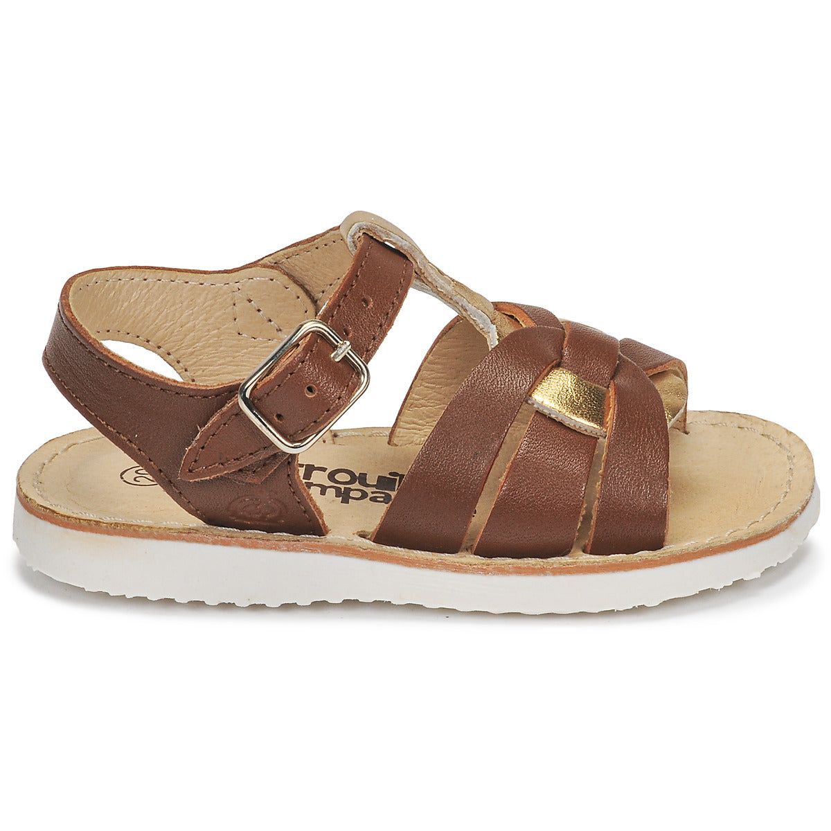 Sandali bambini ragazza Citrouille et Compagnie MINOTTE Marrone