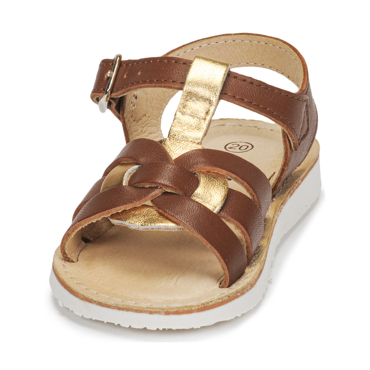 Sandali bambini ragazza Citrouille et Compagnie MINOTTE Marrone