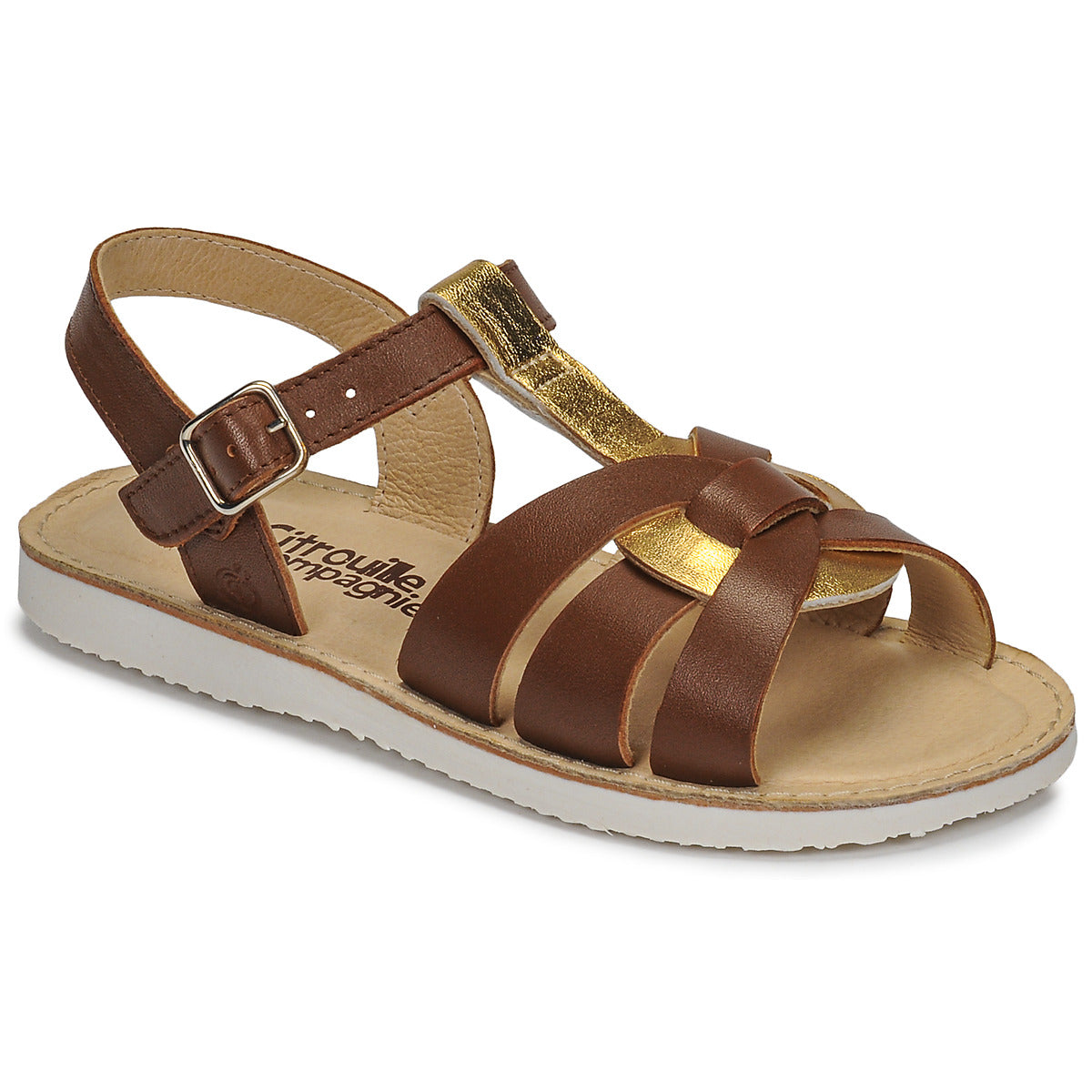 Sandali bambini ragazza Citrouille et Compagnie MINOTTE Marrone