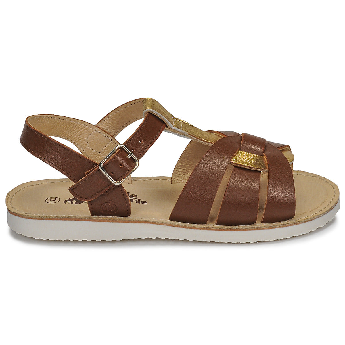 Sandali bambini ragazza Citrouille et Compagnie MINOTTE Marrone