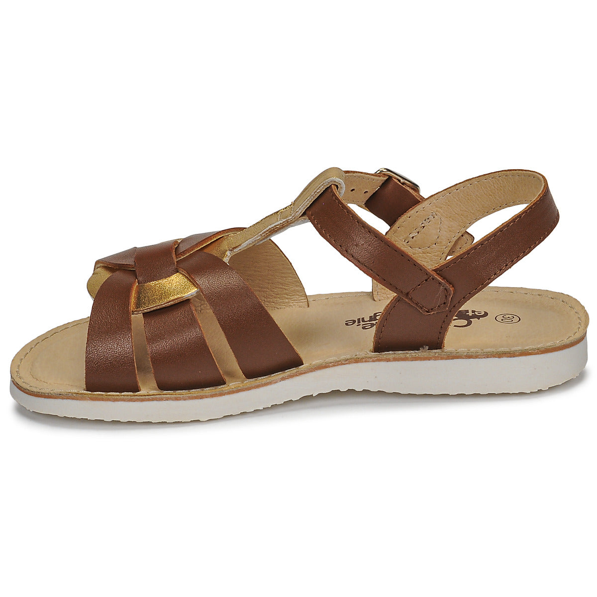 Sandali bambini ragazza Citrouille et Compagnie MINOTTE Marrone