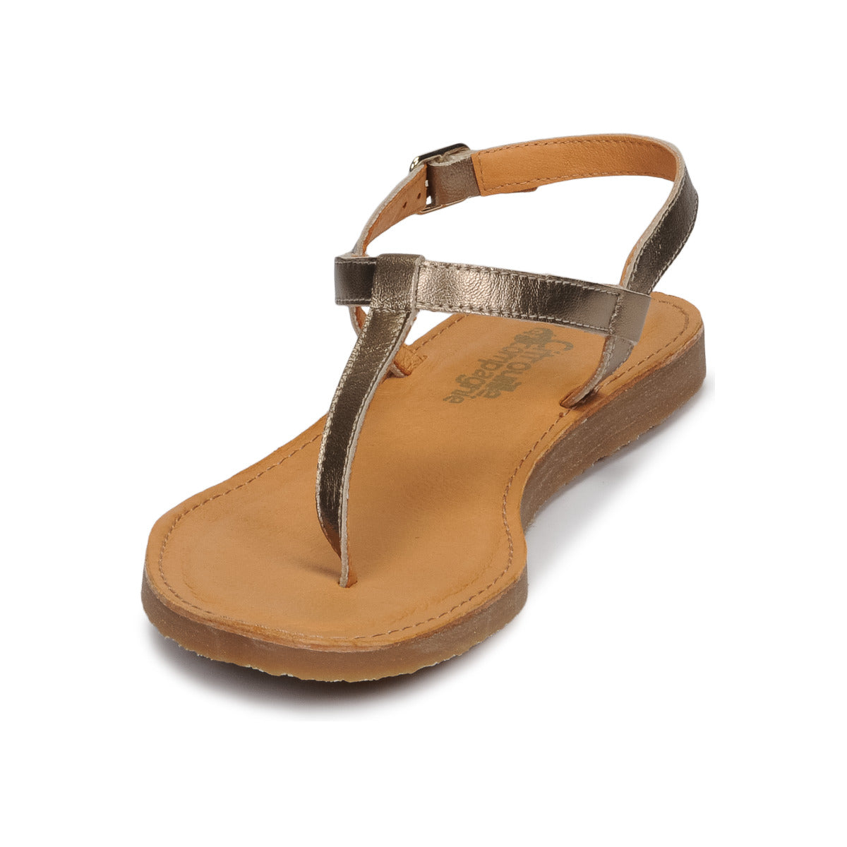 Infradito bambini ragazza Citrouille et Compagnie MIZZA Oro