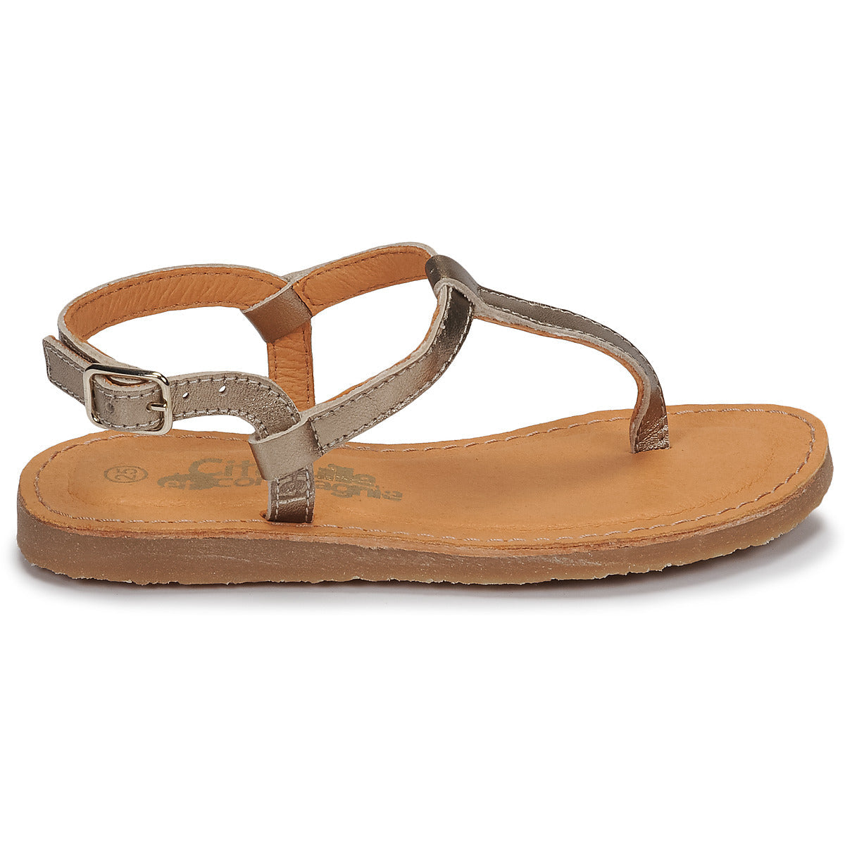 Infradito bambini ragazza Citrouille et Compagnie MIZZA Oro