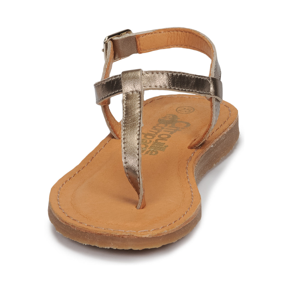 Infradito bambini ragazza Citrouille et Compagnie MIZZA Oro