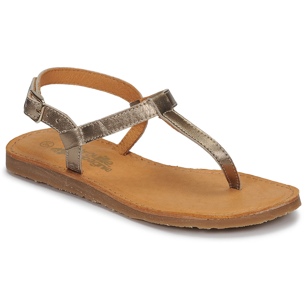 Infradito bambini ragazza Citrouille et Compagnie MIZZA Oro