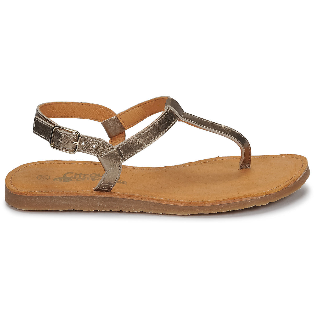 Infradito bambini ragazza Citrouille et Compagnie MIZZA Oro