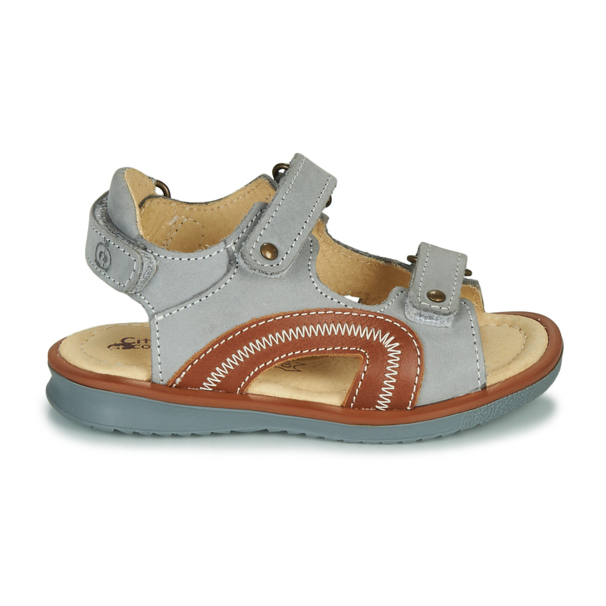 Sandali bambini ragazzo Citrouille et Compagnie MASTIKO Grigio