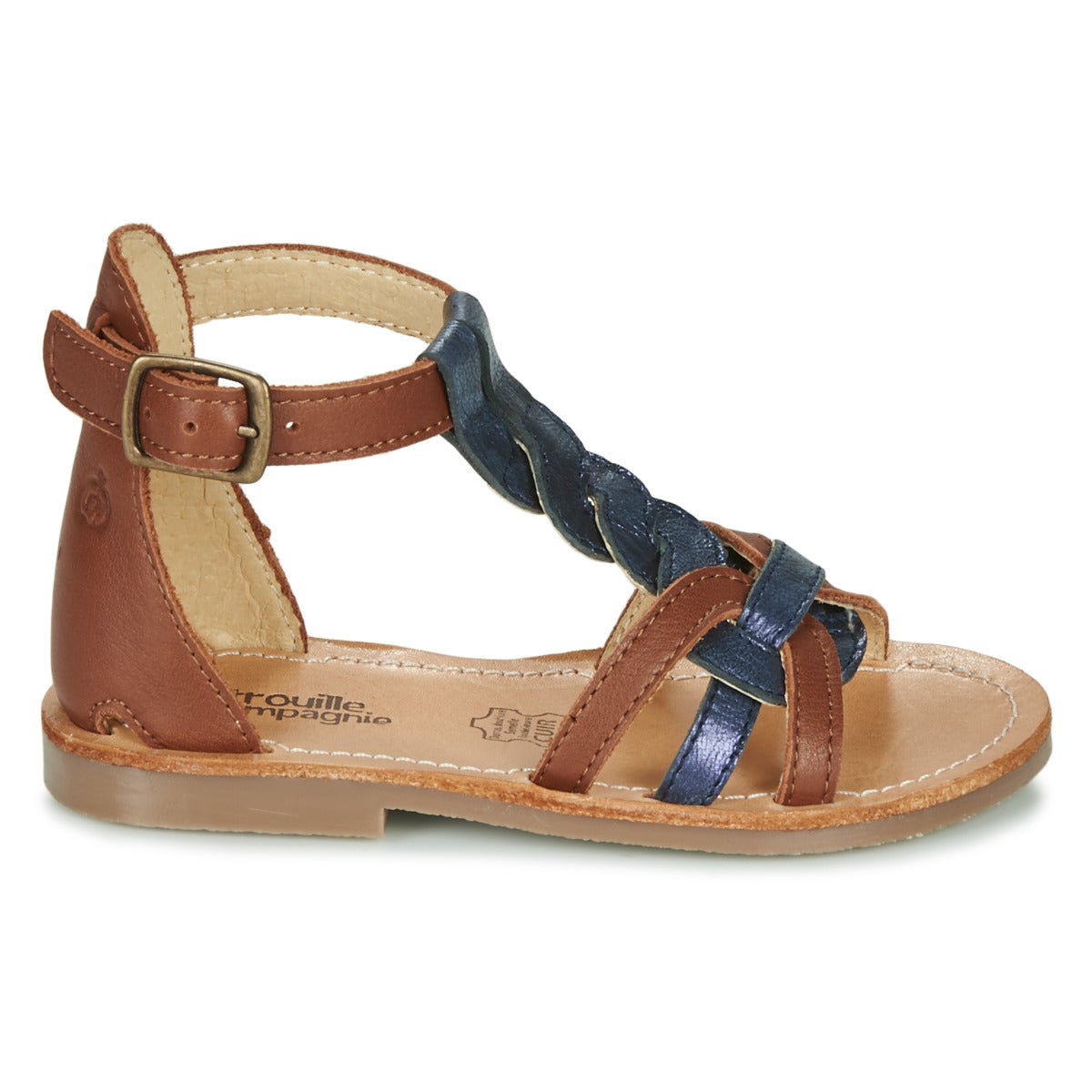 Sandali bambini ragazza Citrouille et Compagnie GITANOLO Blu