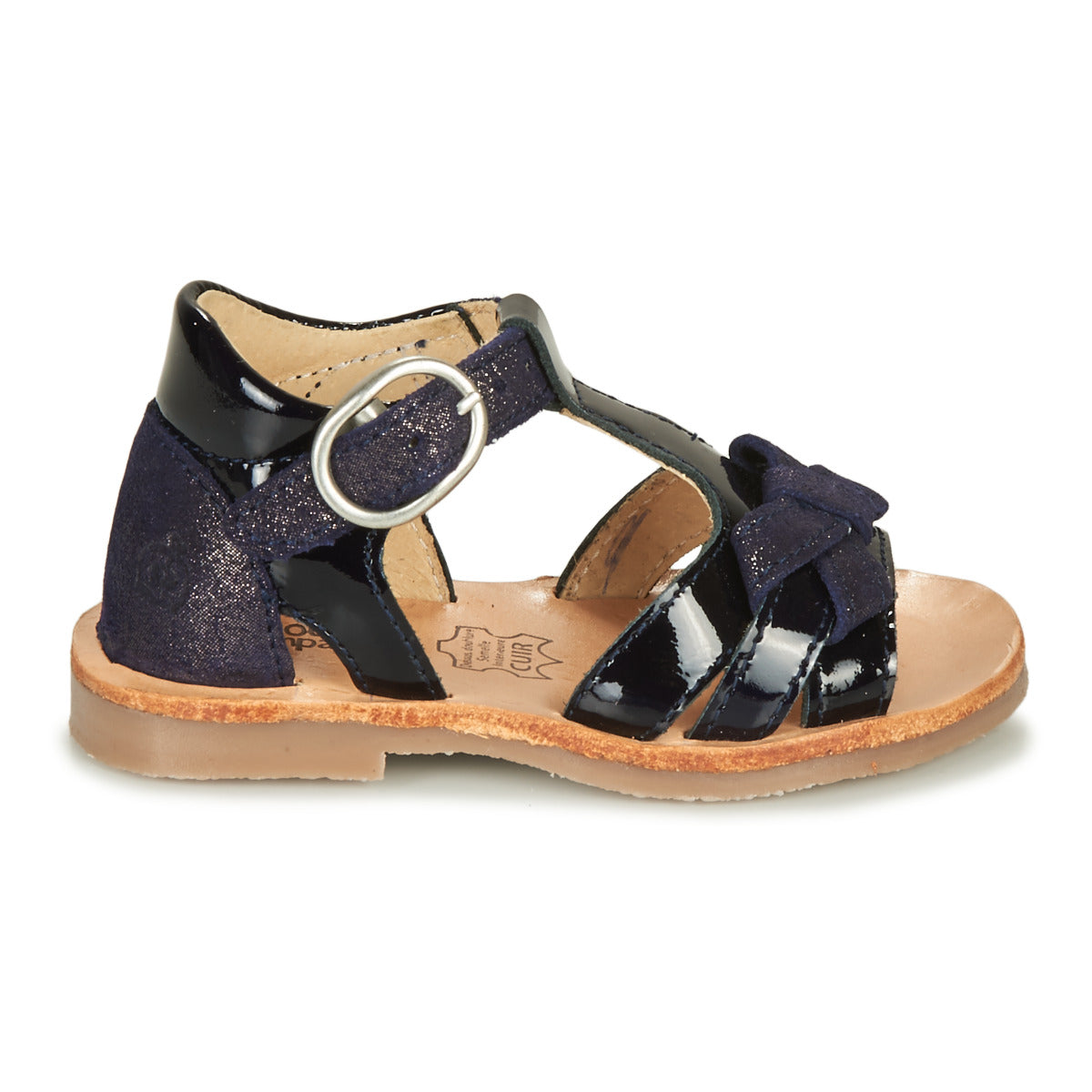 Sandali bambini ragazza Citrouille et Compagnie MOLINETTE Blu