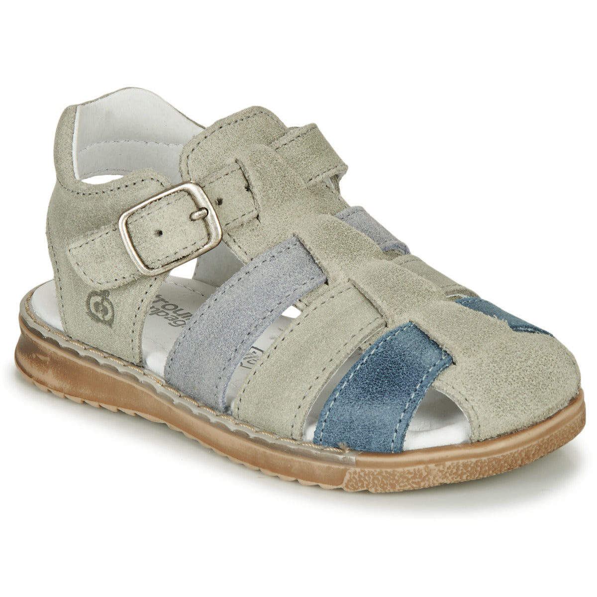Sandali bambini ragazzo Citrouille et Compagnie ZIDOU Grigio
