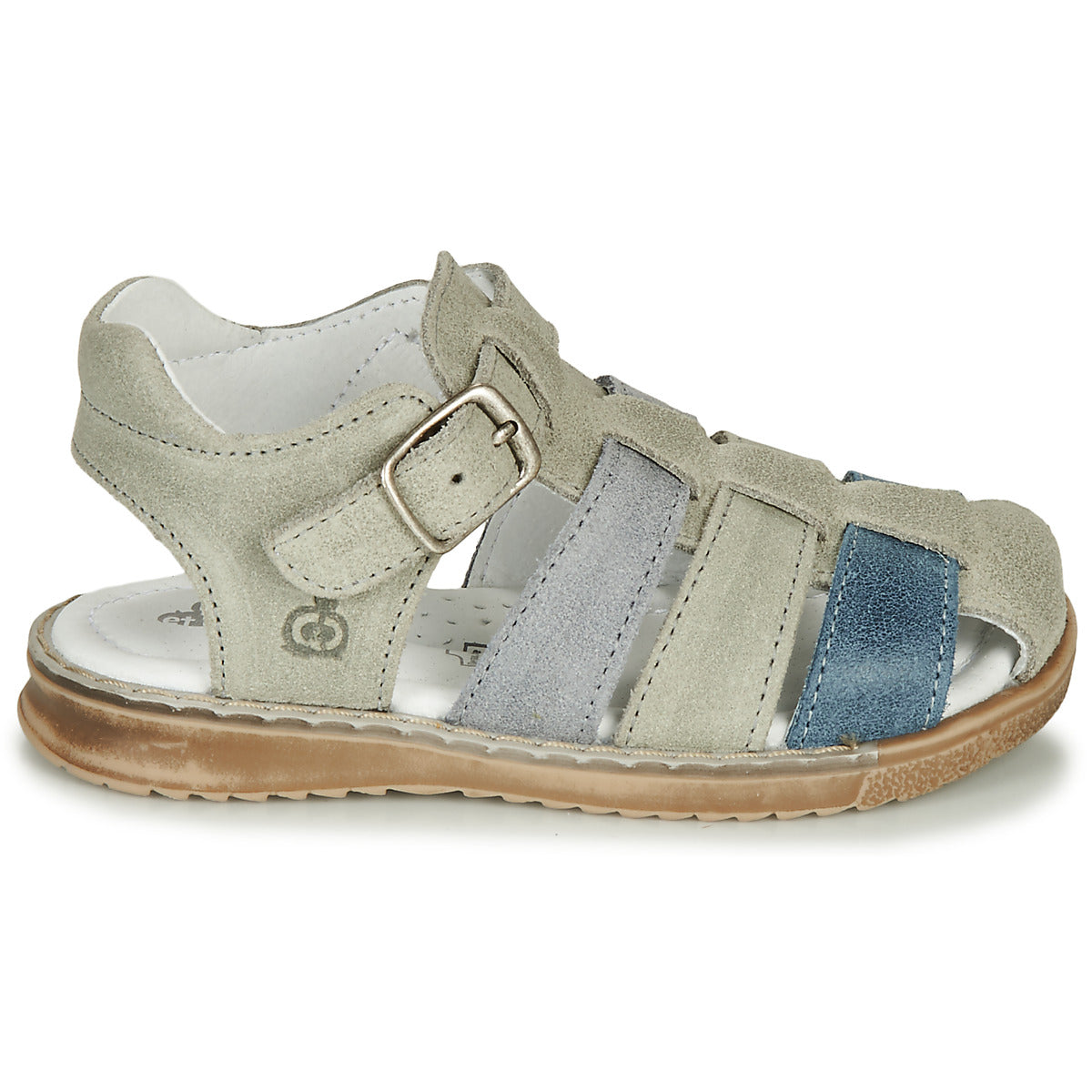 Sandali bambini ragazzo Citrouille et Compagnie ZIDOU Grigio