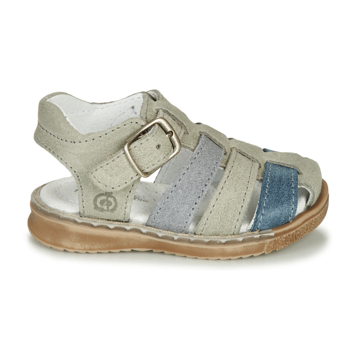 Sandali bambini ragazzo Citrouille et Compagnie ZIDOU Grigio