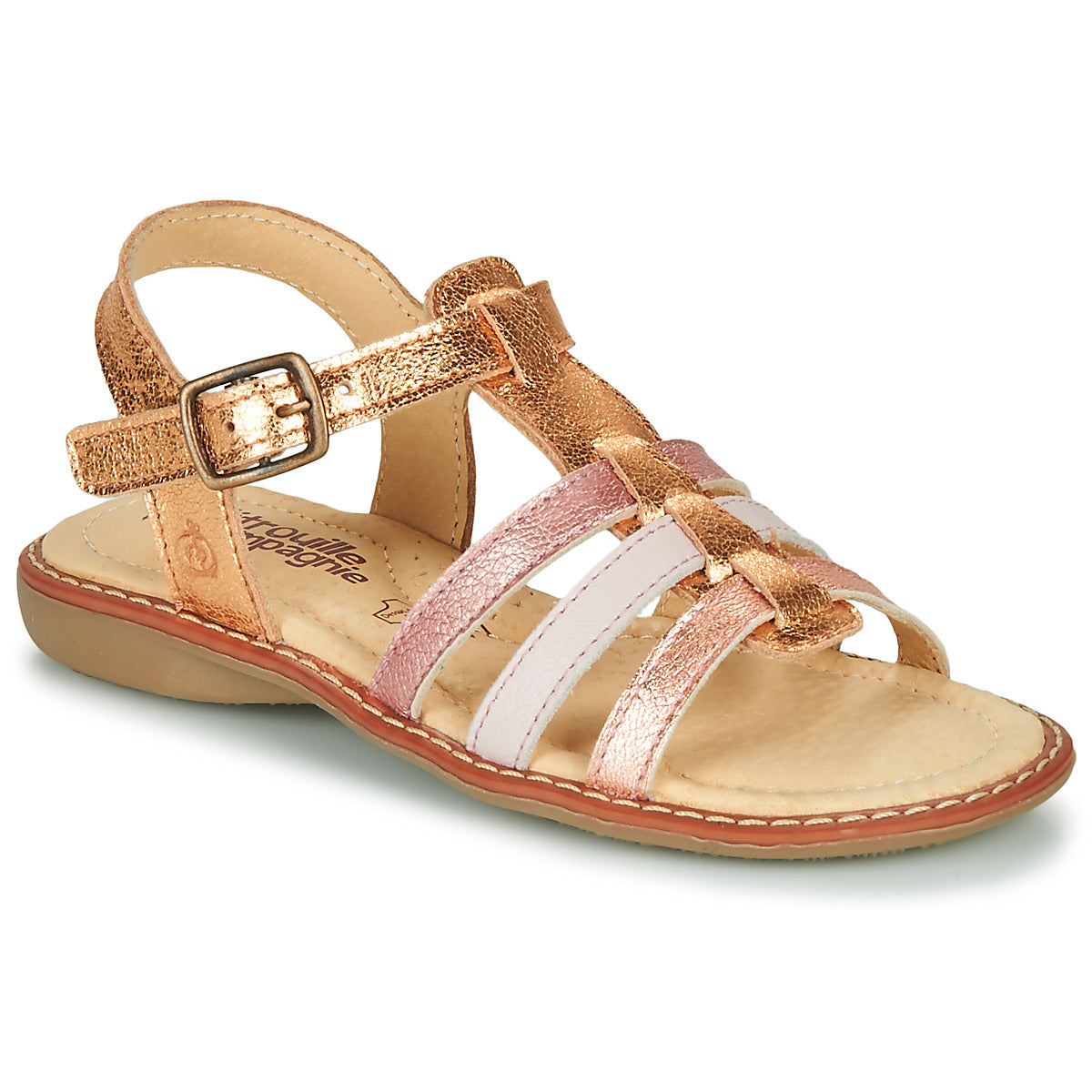 Sandali bambini ragazza Citrouille et Compagnie GROUFLA Oro